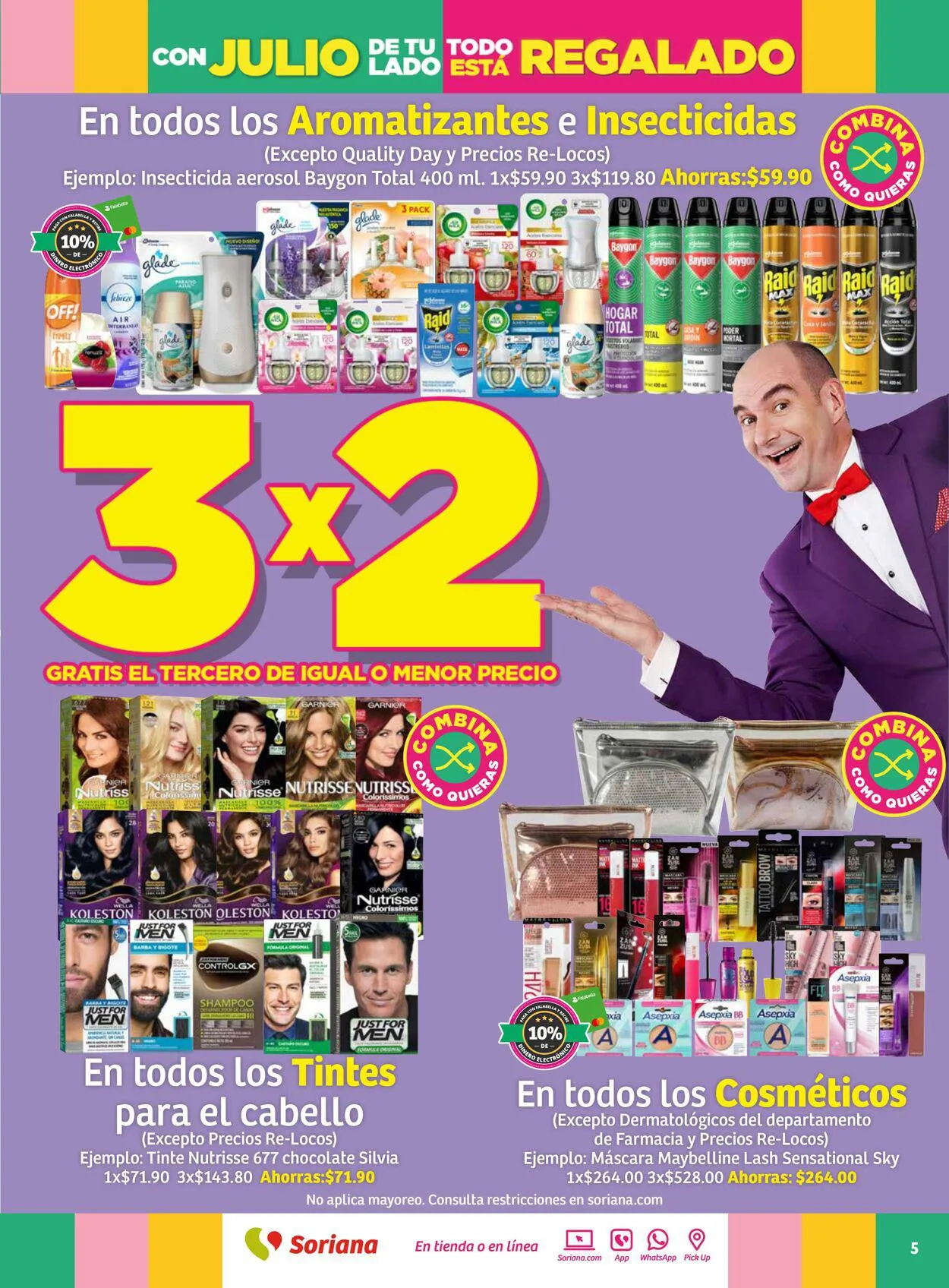 Catálogo de Soriana - Folleto Julio Regalado Mercado Nacional Oferta actual 20 de julio al 27 de julio 2023 - Pagina 5