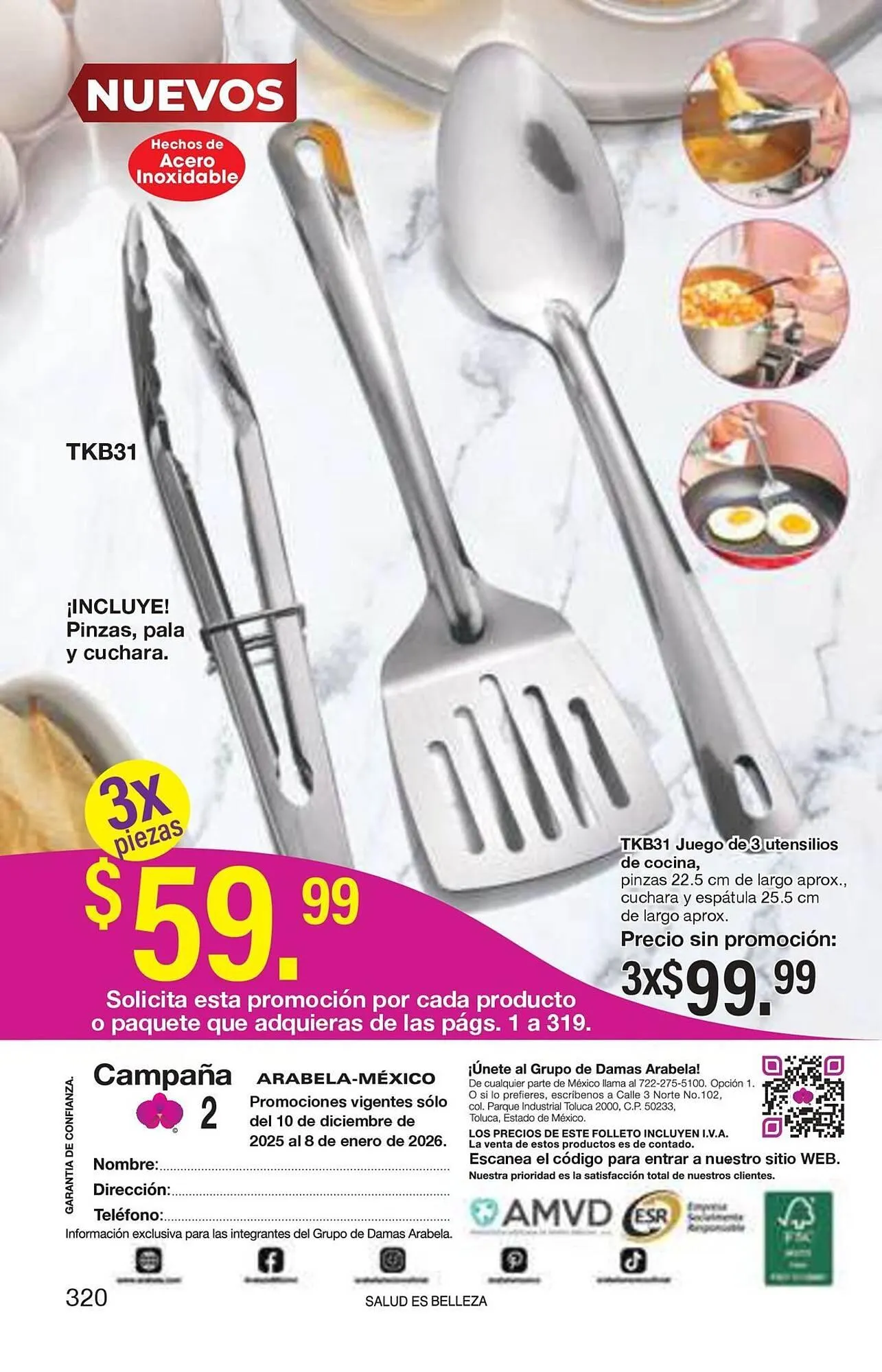 Catálogo de Catálogo Arabela 18 de diciembre al 8 de enero 2026 - Pagina 286