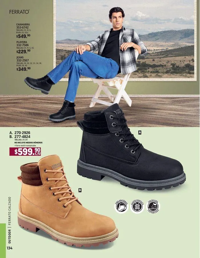 Catálogo de ANDREA - CALZADO CABALLERO 26 de agosto al 25 de enero 2025 - Pagina 38