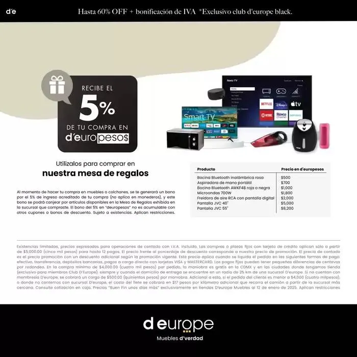Catálogo de Muebles que Conectan Contigo 6 de enero al 8 de febrero 2025 - Pagina 12