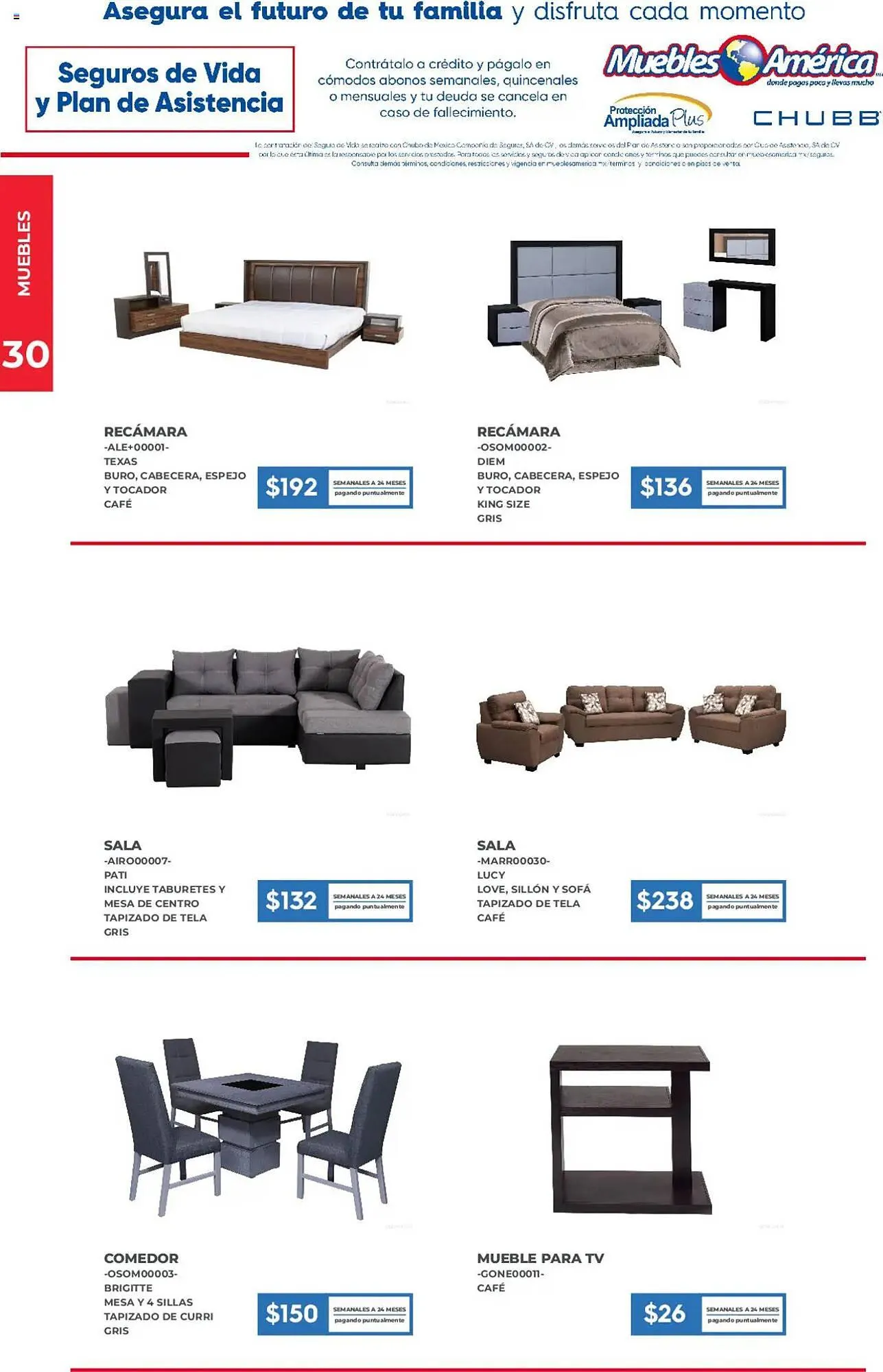 Catálogo de Catálogo Muebles América 10 de diciembre al 2 de febrero 2025 - Pagina 30