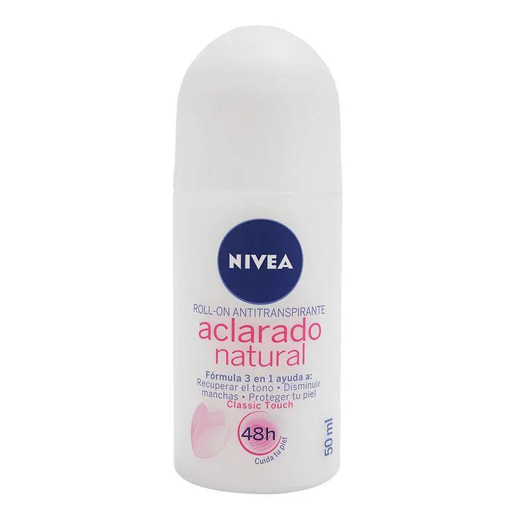 Desodorante Nivea Roll-On Aclarado Natural 50Ml - Nivea - 1 pieza
