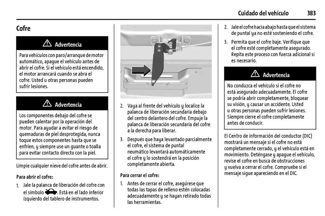 Catálogo de Cheyenne 2025 Manual del propietario 22 de enero al 31 de diciembre 2025 - Pagina 384