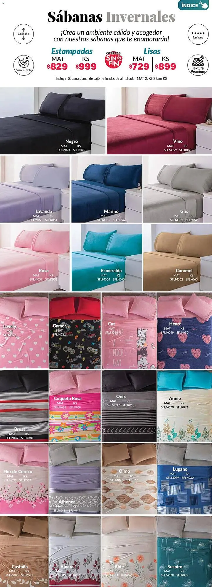 Catálogo de Catálogo Colchas Concord 1 de noviembre al 1 de febrero 2026 - Pagina 184