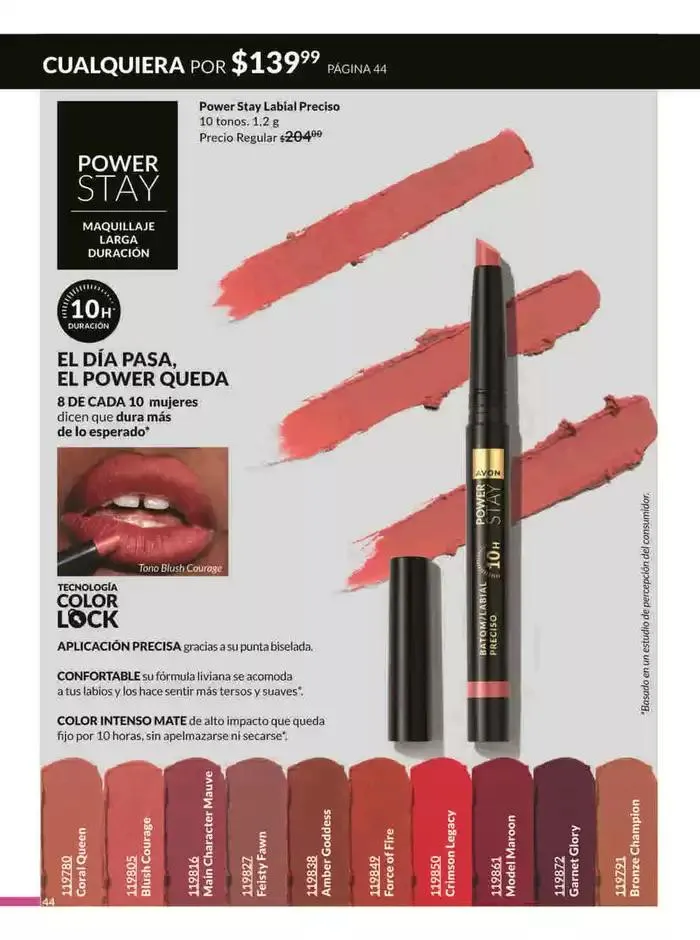 Catálogo de Avon COSMÉTICOS C5 6 de febrero al 31 de diciembre 2025 - Pagina 44