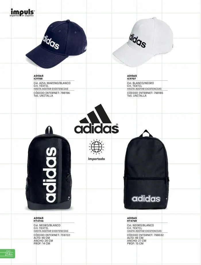 Catálogo de IMPULS Caballero Verano-Otoño 5 de julio al 15 de noviembre 2024 - Pagina 216