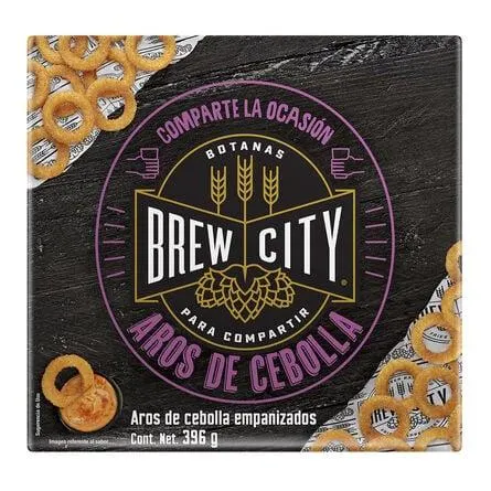 Aros de cebolla Brew City 396 g