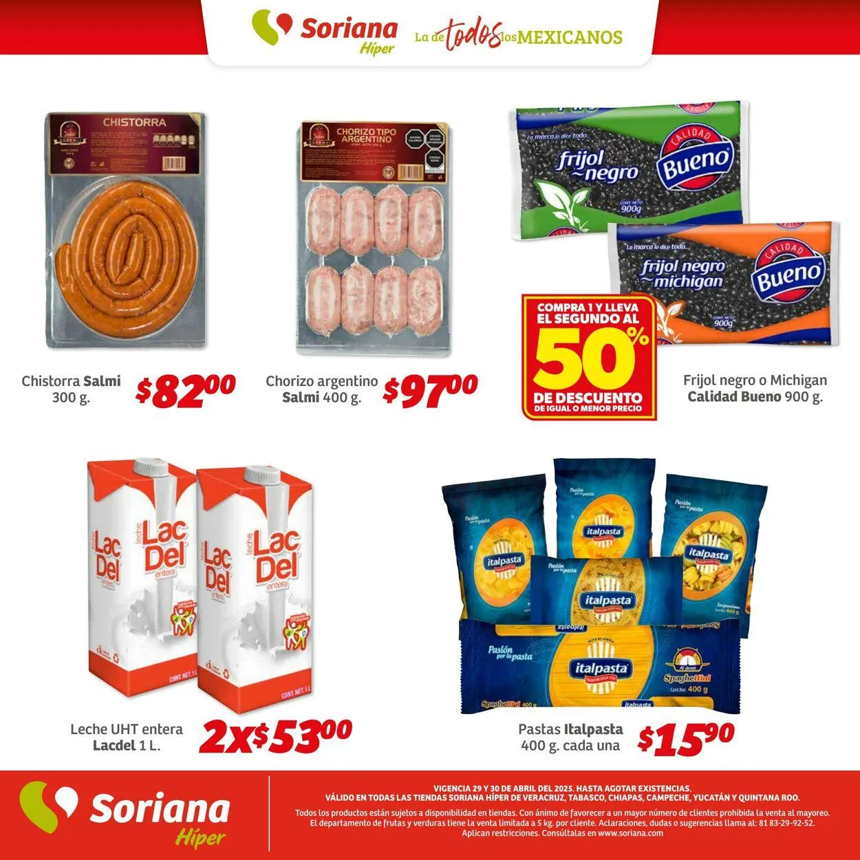 Catálogo de Soriana - Martes y Miércoles del Campo Híper Golfo Oferta actual 29 de abril al 30 de abril 2025 - Pagina 6