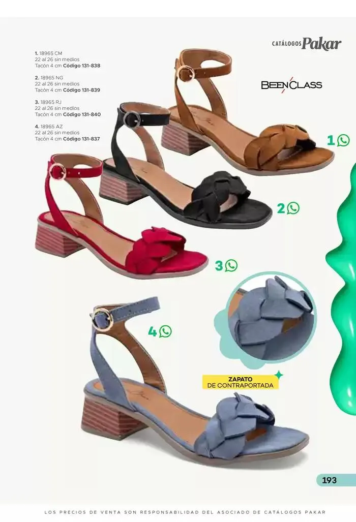 Catálogo de Pakar Sandalia 31 de enero al 31 de mayo 2025 - Pagina 193