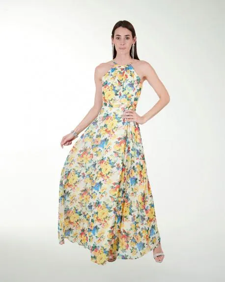 VESTIDO CL ESTAMPADO TIPO HALTER