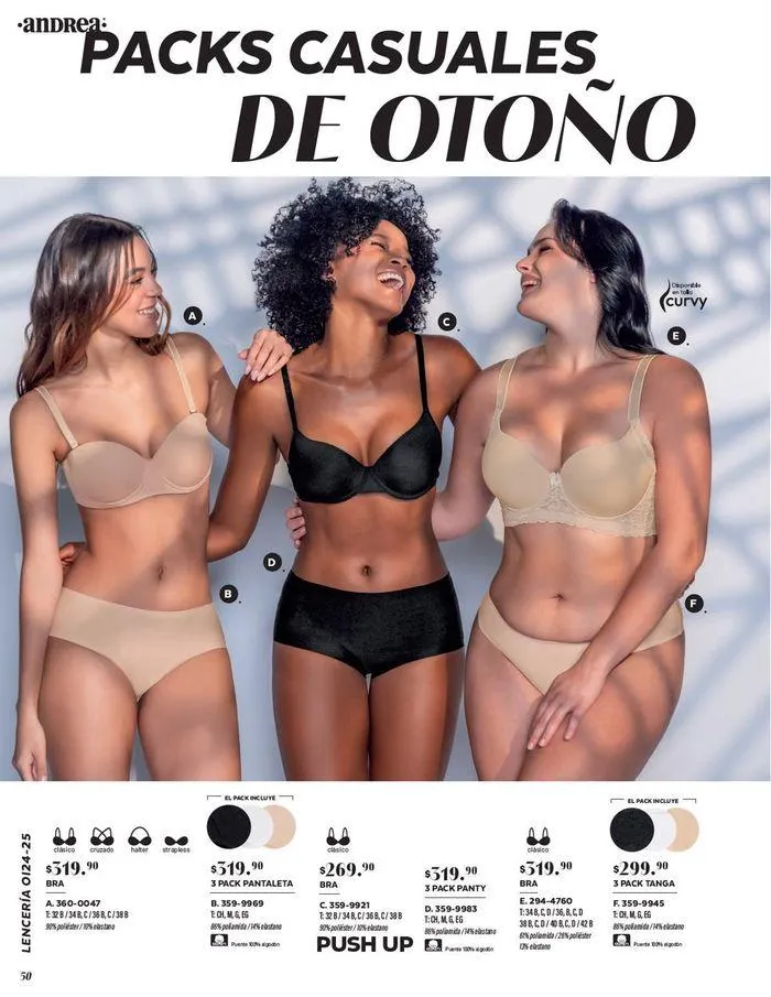 Catálogo de ANDREA - LENCERIA & VESTIR INTERIOR 26 de agosto al 25 de enero 2025 - Pagina 68