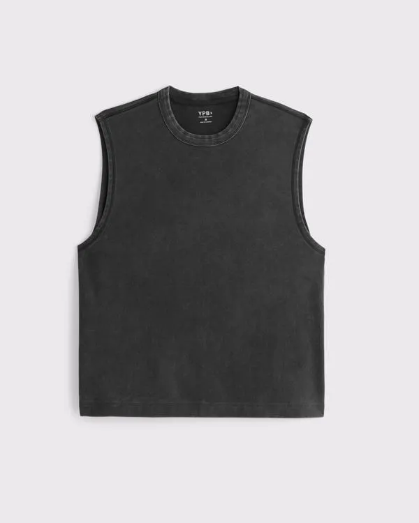 YPB Active Cropped Heavyweight Cotton Tank