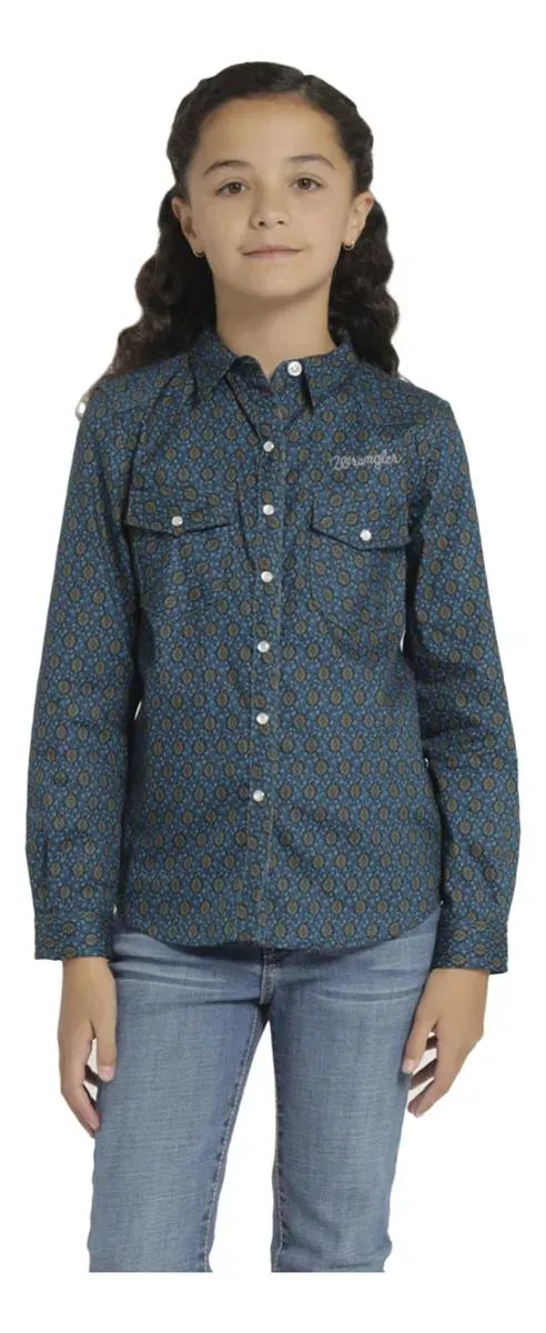 Blusa Vaquera Niña Wrangler Slim Fit 471