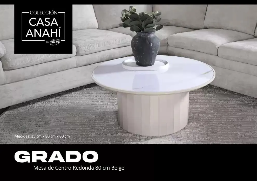 Catálogo de Muebles Dico Mesas Ocasionales Centro 2025 14 de febrero al 31 de diciembre 2025 - Pagina 33