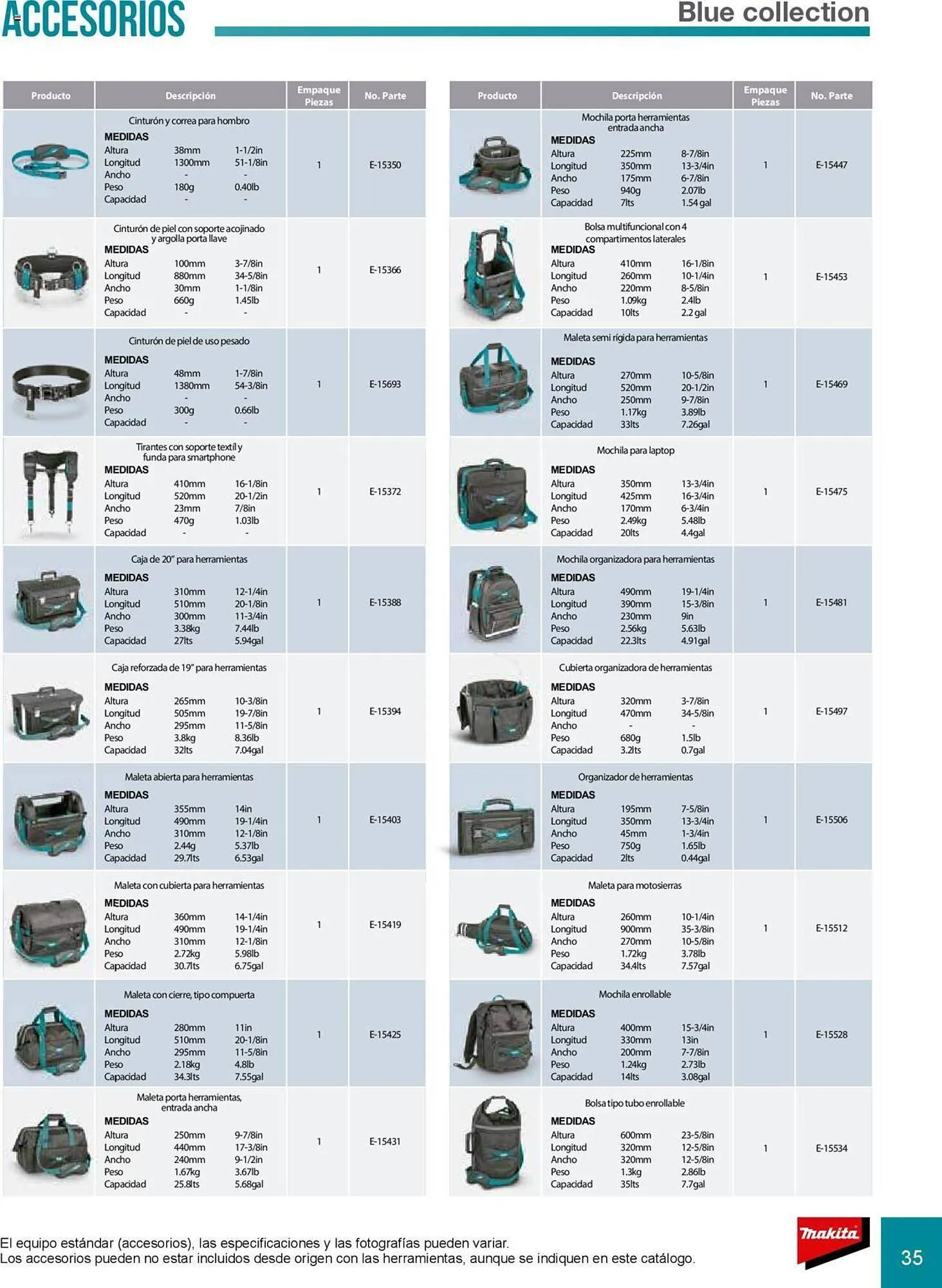 Catálogo de Catálogo Makita 8 de julio al 31 de diciembre 2025 - Pagina 35