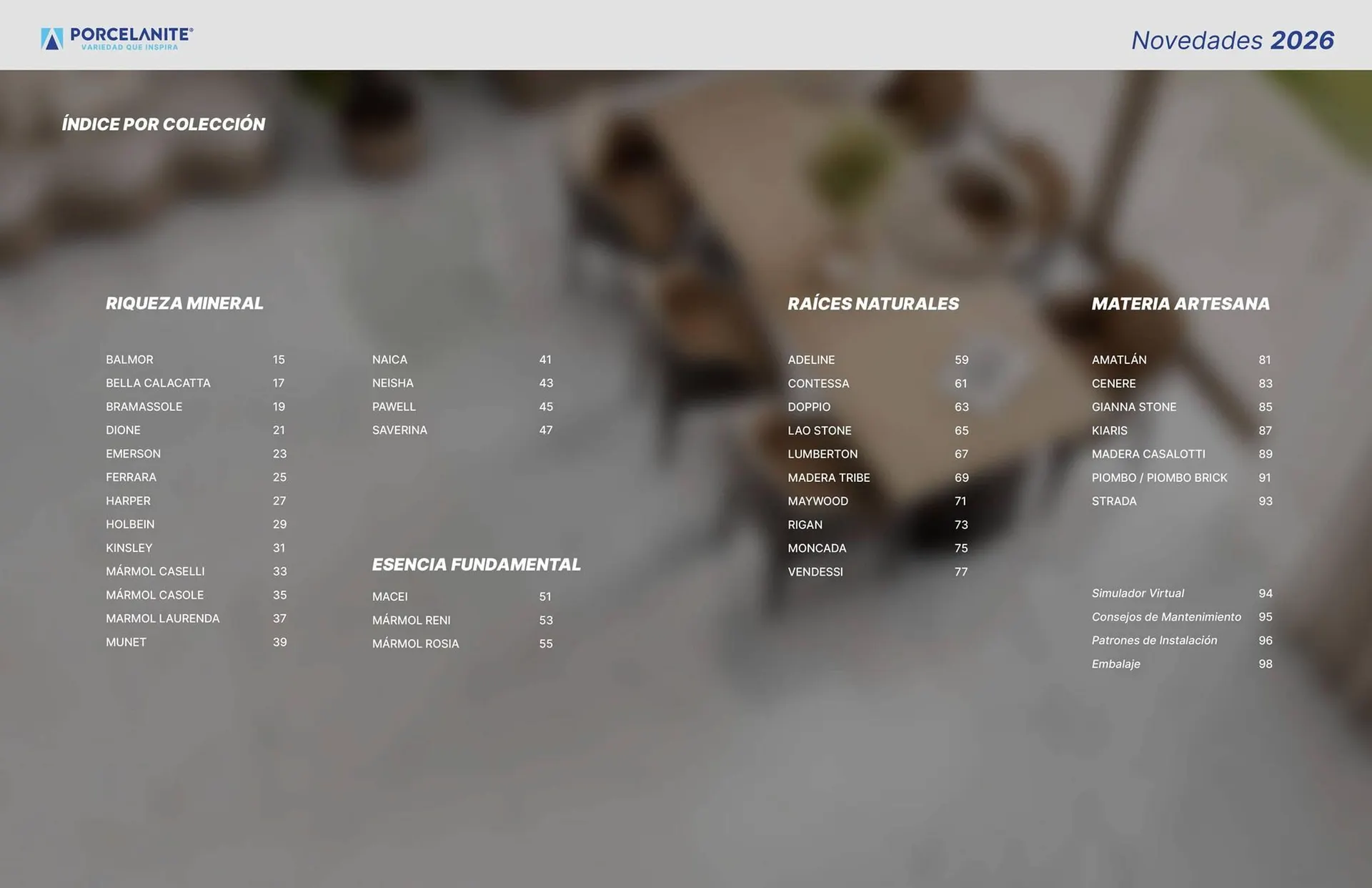 Catálogo de Catálogo Porcelanite 12 de enero al 31 de diciembre 2026 - Pagina 5