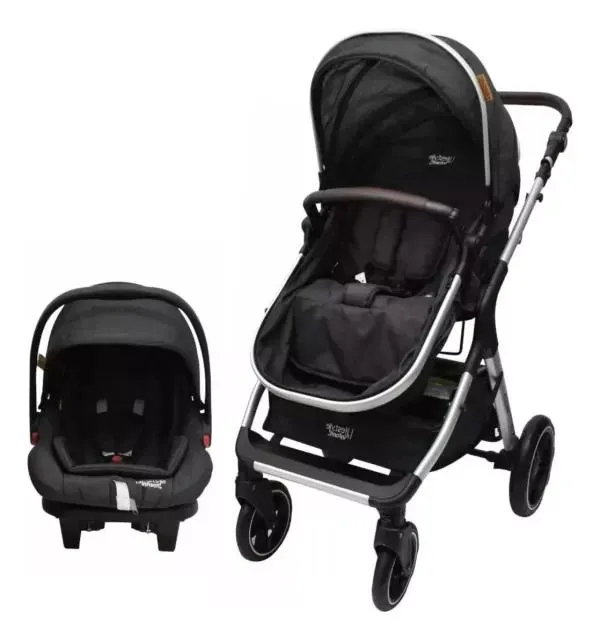 CARRIOLA Travel system INFANTI KANSAS Dark gray