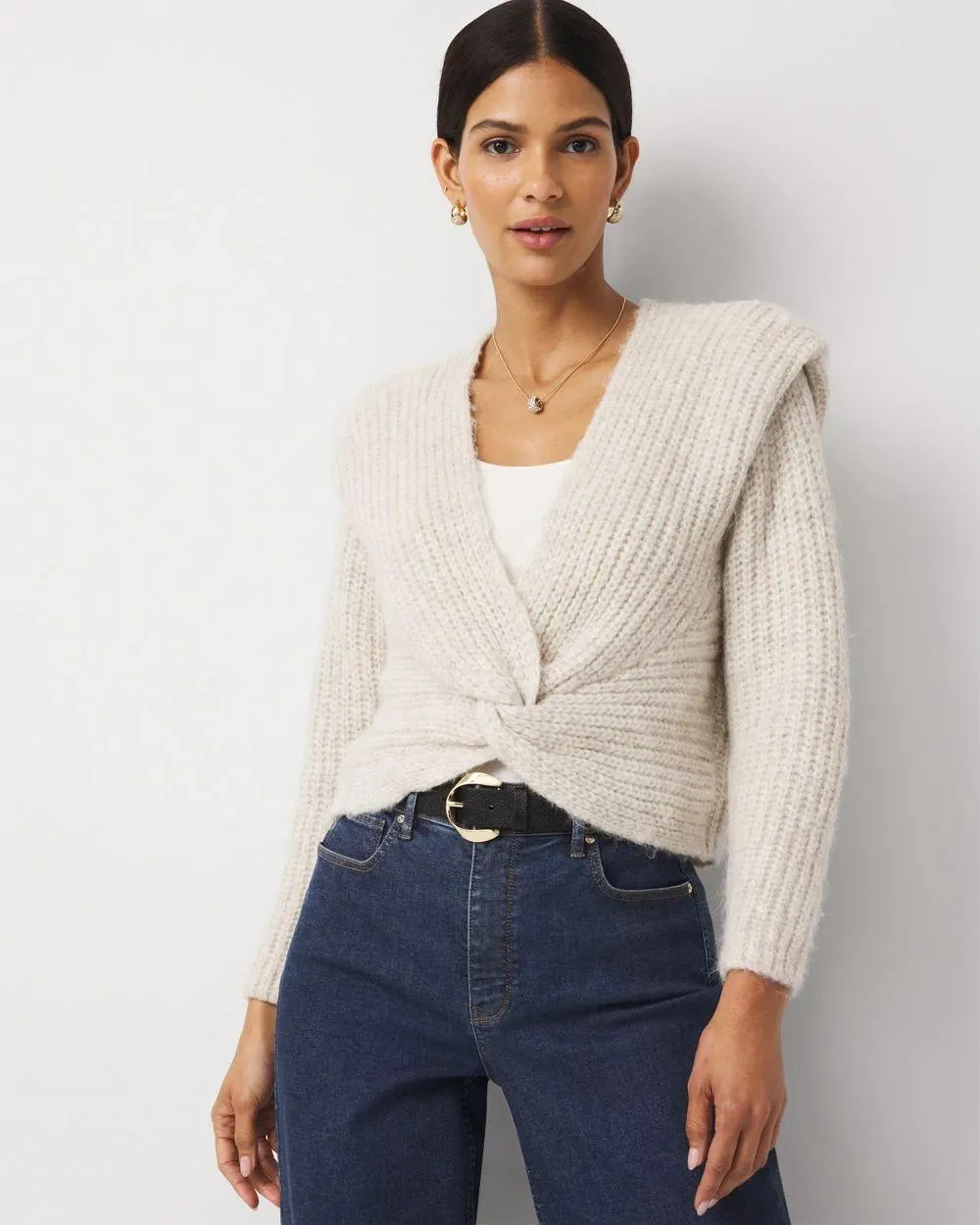 Front Twist Sweater