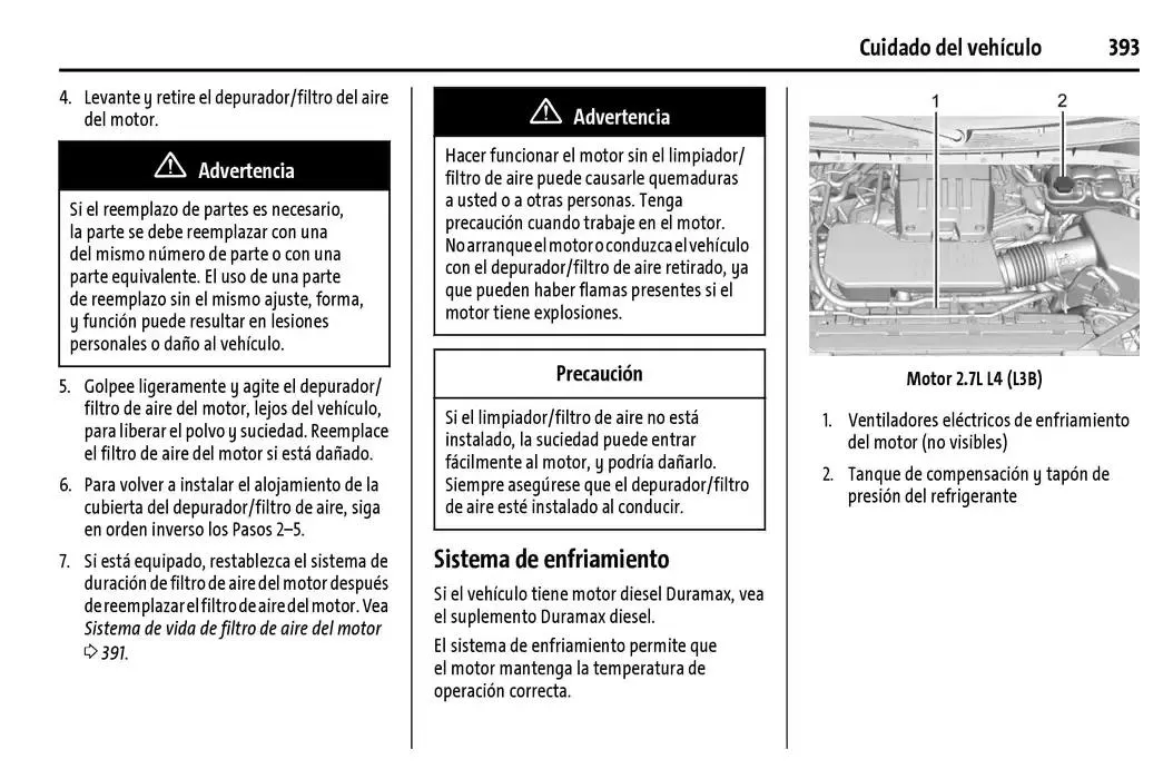 Catálogo de Cheyenne 2025 Manual del propietario 22 de enero al 31 de diciembre 2025 - Pagina 394