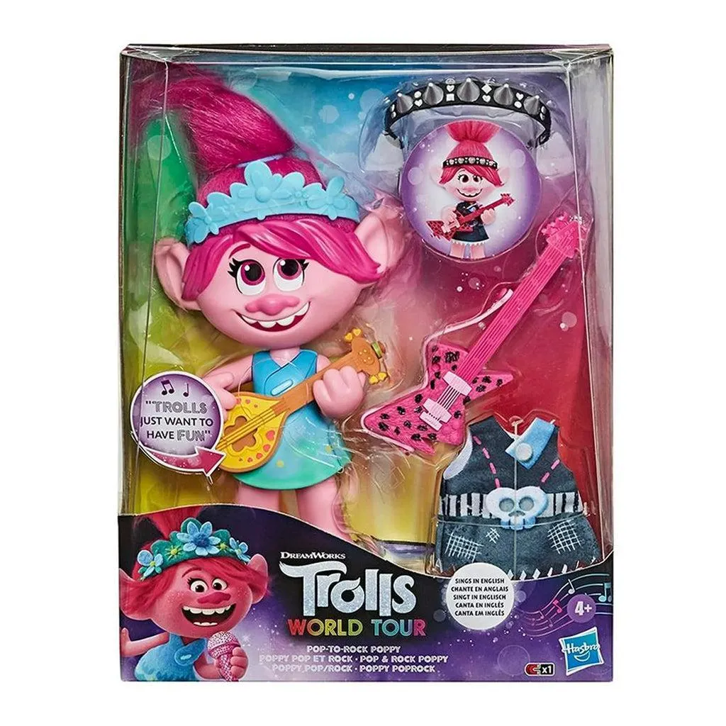 Trolls Muñeca Pop To Rock 10