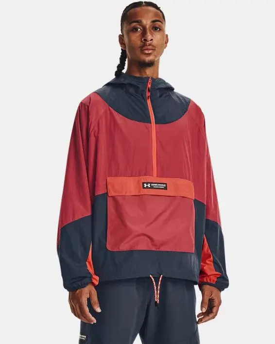 Chamarra con media cremallera UA RUSH™ Woven para hombre