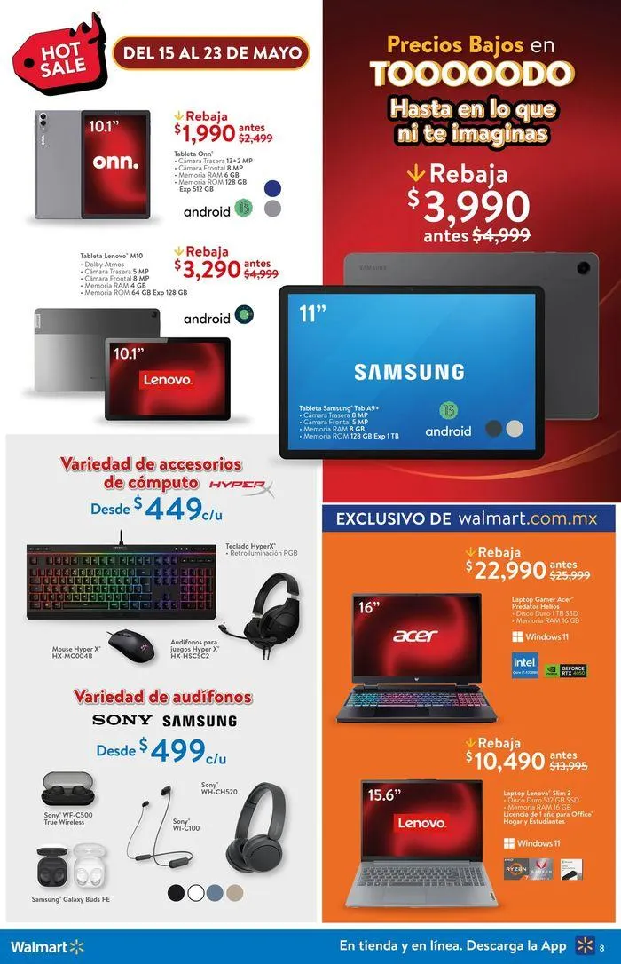 Catálogo de Walmart - Hot Sale 22 de mayo al 23 de mayo 2024 - Pagina 23