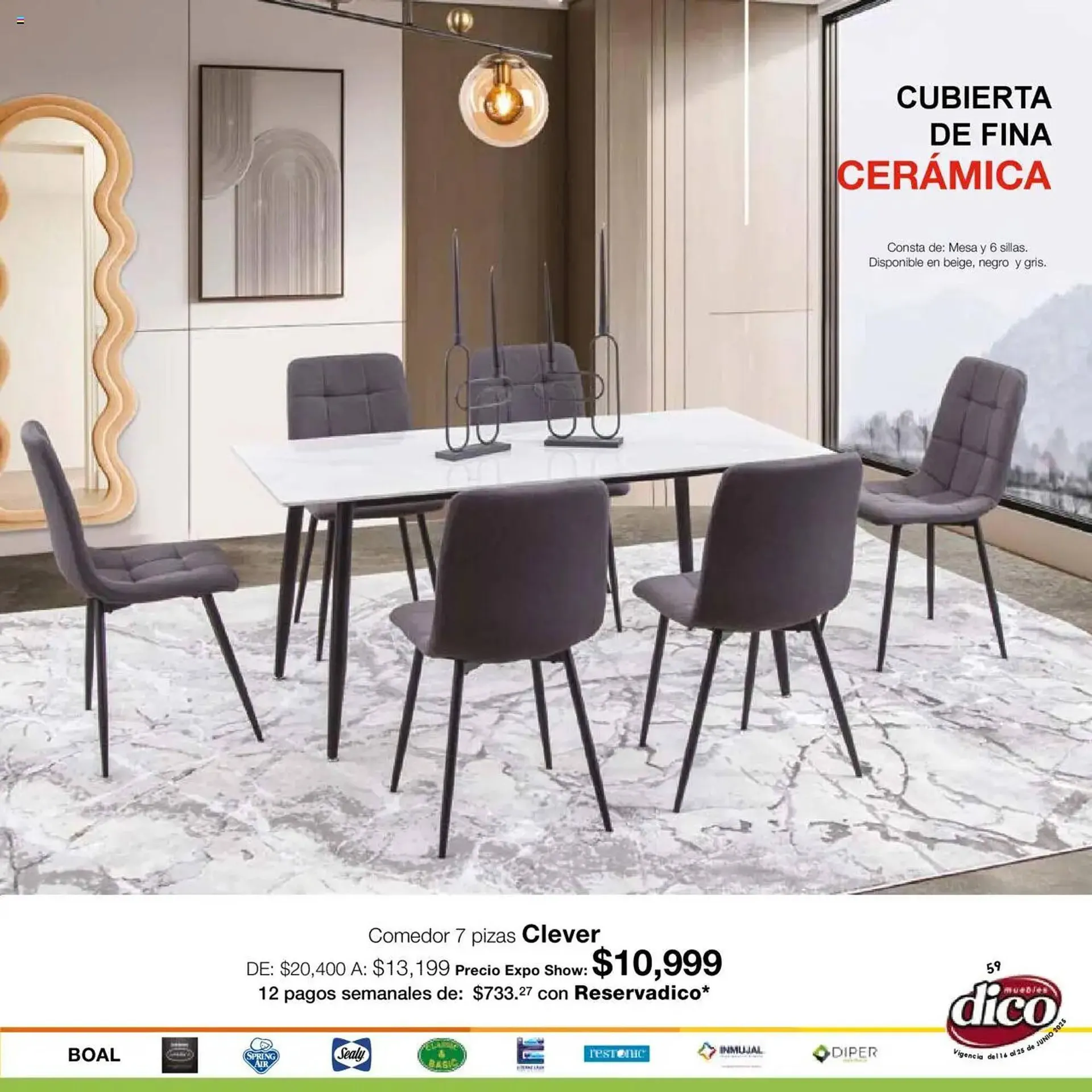 Catálogo de Catálogo Muebles Dico 12 de junio al 25 de junio 2025 - Pagina 57