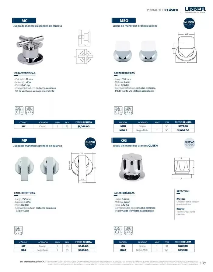 Catálogo de Catálogo Residencial 2025 28 de febrero al 28 de febrero 2026 - Pagina 293