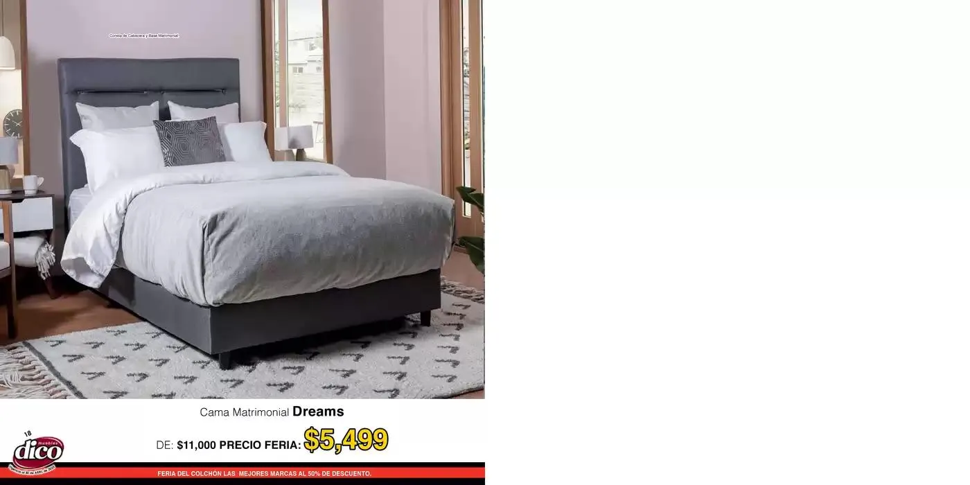 Catálogo de Muebles Dico Feria Del Colchon Centro 2025 10 de abril al 30 de abril 2025 - Pagina 18