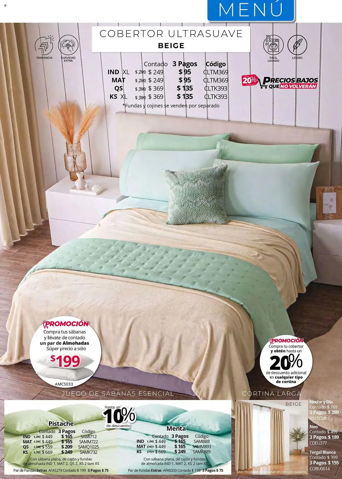 Catálogo de Catálogo Colchas Concord 1 de mayo al 1 de agosto 2026 - Pagina 263