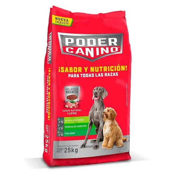 Alimento para perro Poder Canino 25 kg