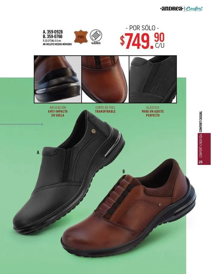 Catálogo de ANDREA - CALZADO CONFORT 26 de agosto al 25 de enero 2025 - Pagina 19