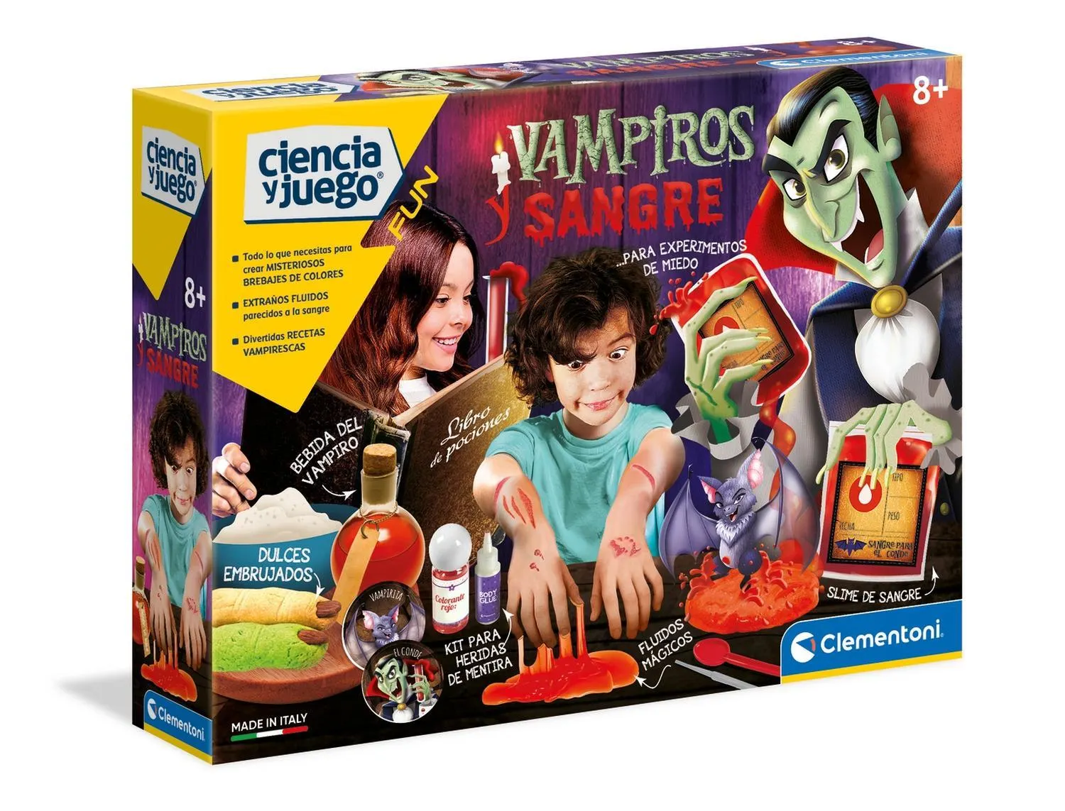 Experimentos Vampiros Y Sangre Ciencia Y Juego Clementoni