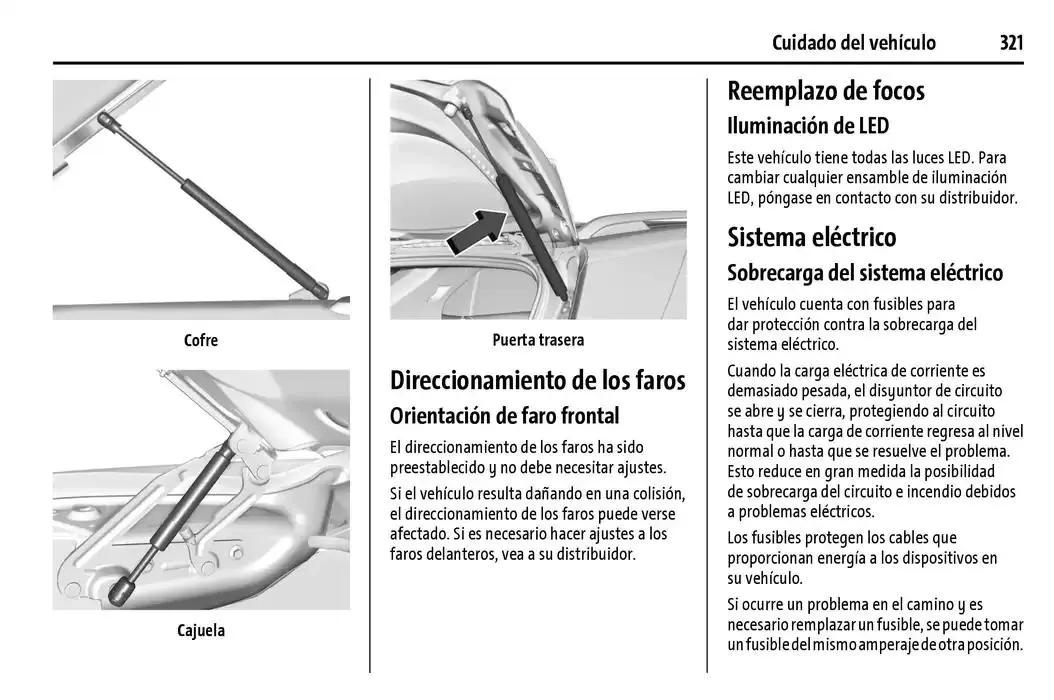 Catálogo de Chevrolet Corvette Stingray Manual del propietario 22 de enero al 31 de diciembre 2025 - Pagina 322