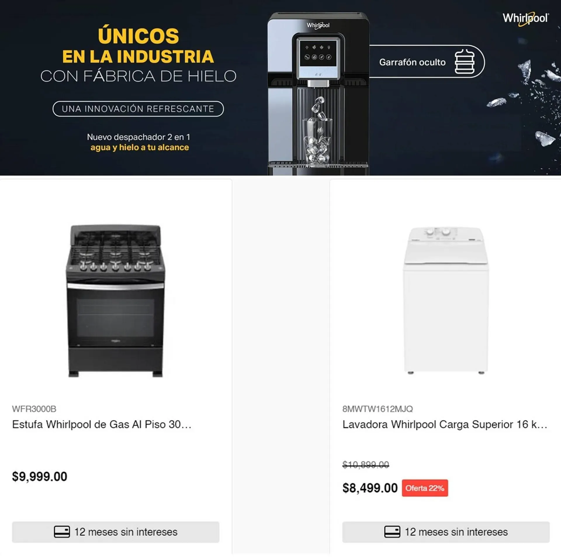 Catálogo de Catálogo Whirlpool 5 de septiembre al 30 de septiembre 2023 - Pagina 7