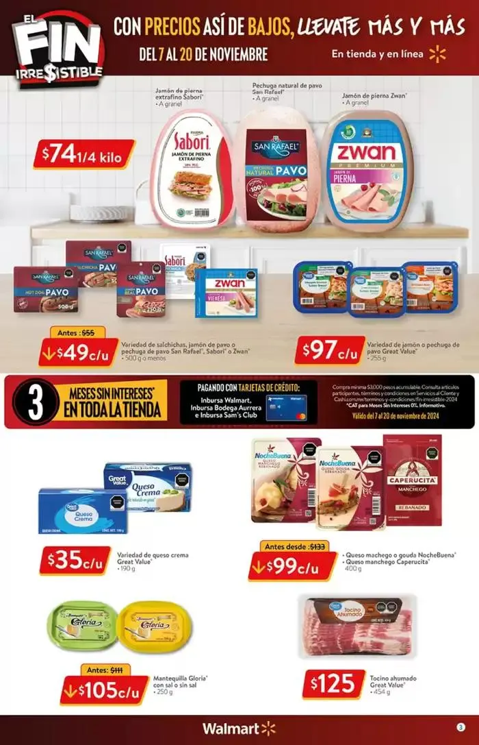 Catálogo de Walmart - Fin Irresistible 8 de noviembre al 20 de noviembre 2024 - Pagina 3