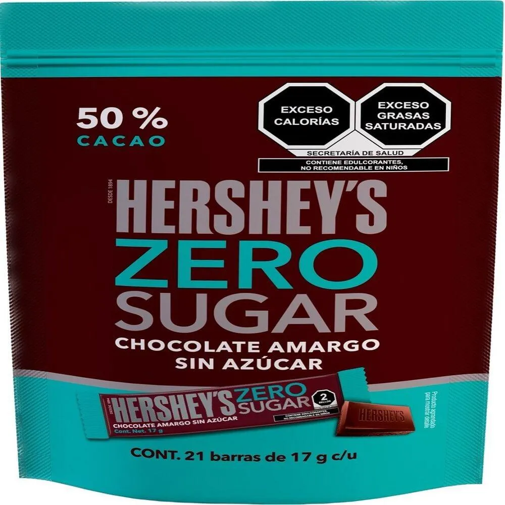Chocolate Amargo Zero Sugar Hershey´s 21/17 g