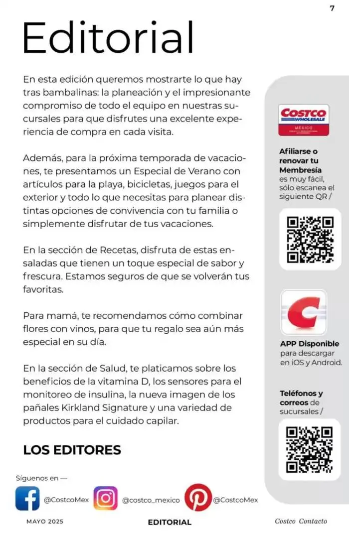 Catálogo de Catálogo Costco 1 de mayo al 31 de mayo 2025 - Pagina 7