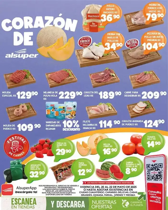 Catálogo de Alsuper CHIHUAHUA-ESTADO 20 de mayo al 22 de mayo 2025 - Pagina 1