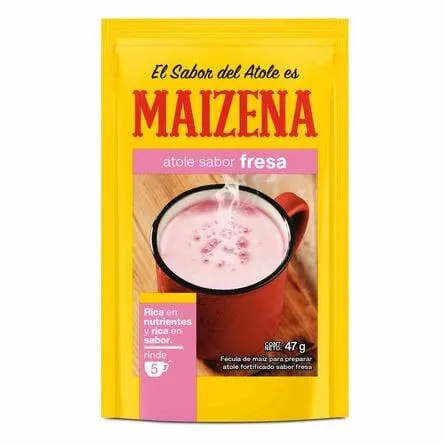 Atole Maizena Sabor Fresa 47 g