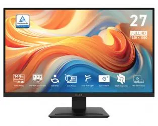 Monitor MSI PRO MP273L E14 LCD 27", 1920x1080 Full HD, FreeSync, 144Hz, HDMI, Negro