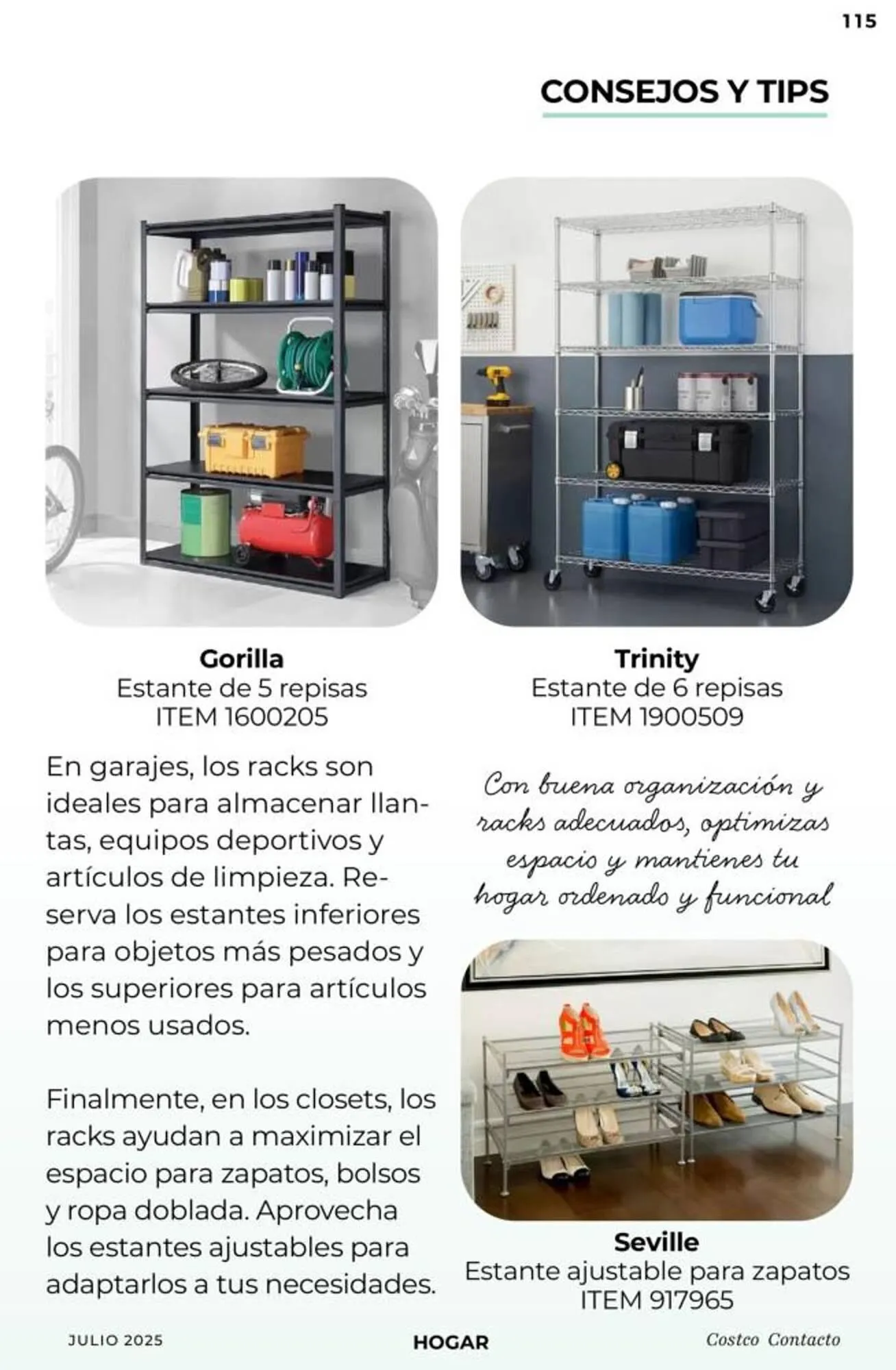 Catálogo de Catálogo Costco 1 de julio al 31 de julio 2025 - Pagina 115