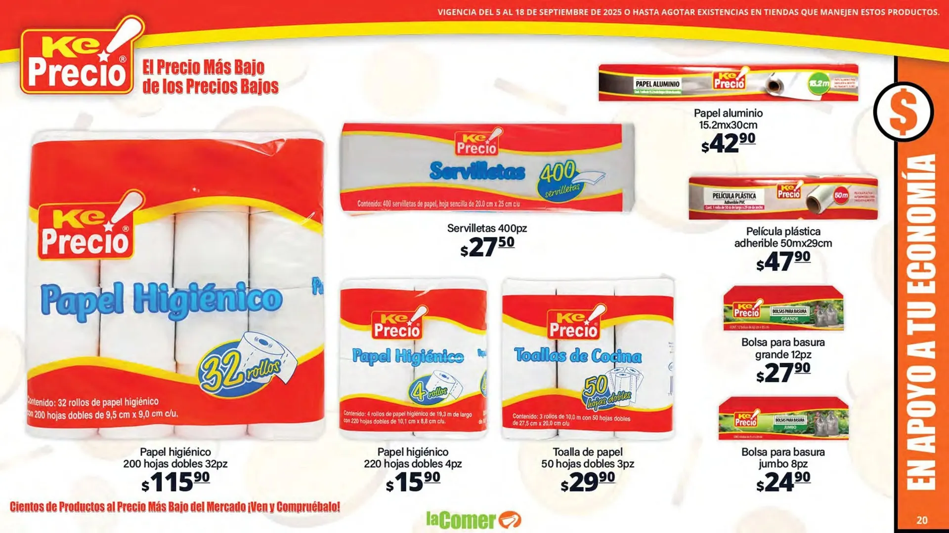 Catálogo de Folleto La Comer 5 de septiembre al 18 de septiembre 2025 - Pagina 20