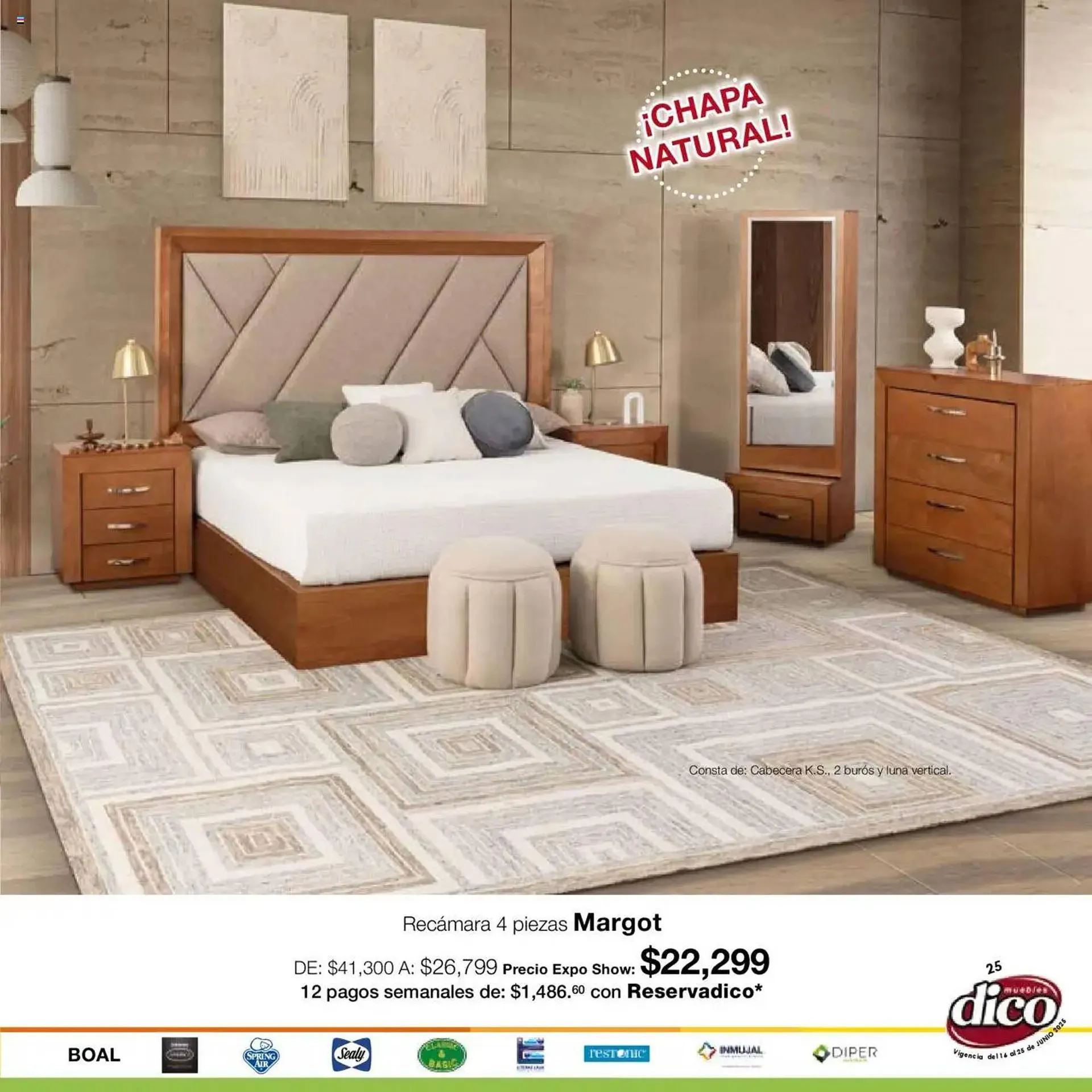 Catálogo de Catálogo Muebles Dico 12 de junio al 25 de junio 2025 - Pagina 25