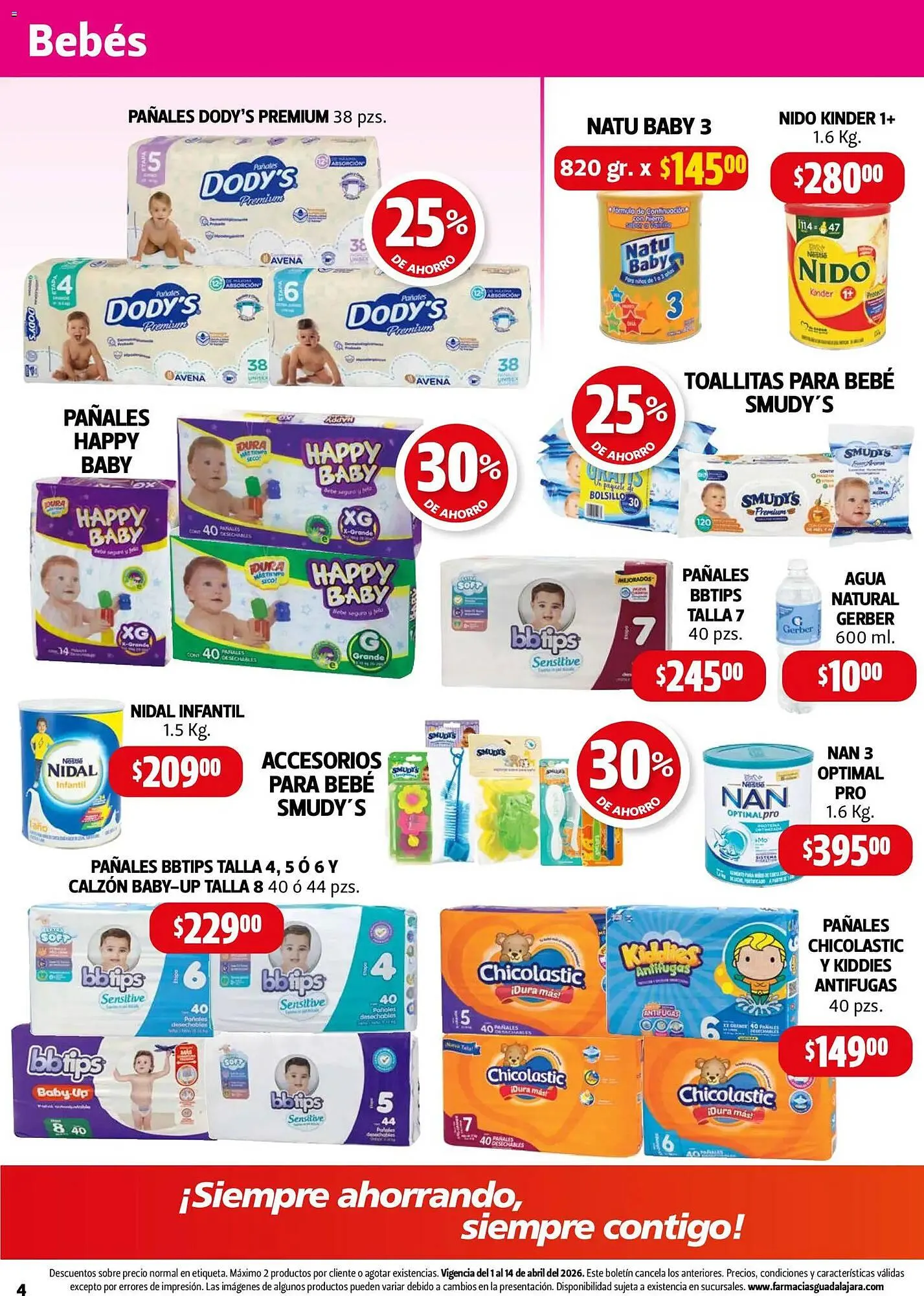 Catálogo de Folleto Farmacias Guadalajara 1 de abril al 15 de abril 2026 - Pagina 4