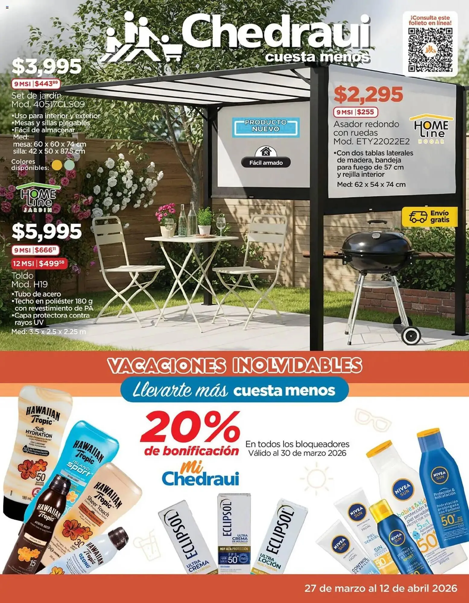 Catálogo de Folleto Chedraui 27 de marzo al 12 de abril 2026 - Pagina 1