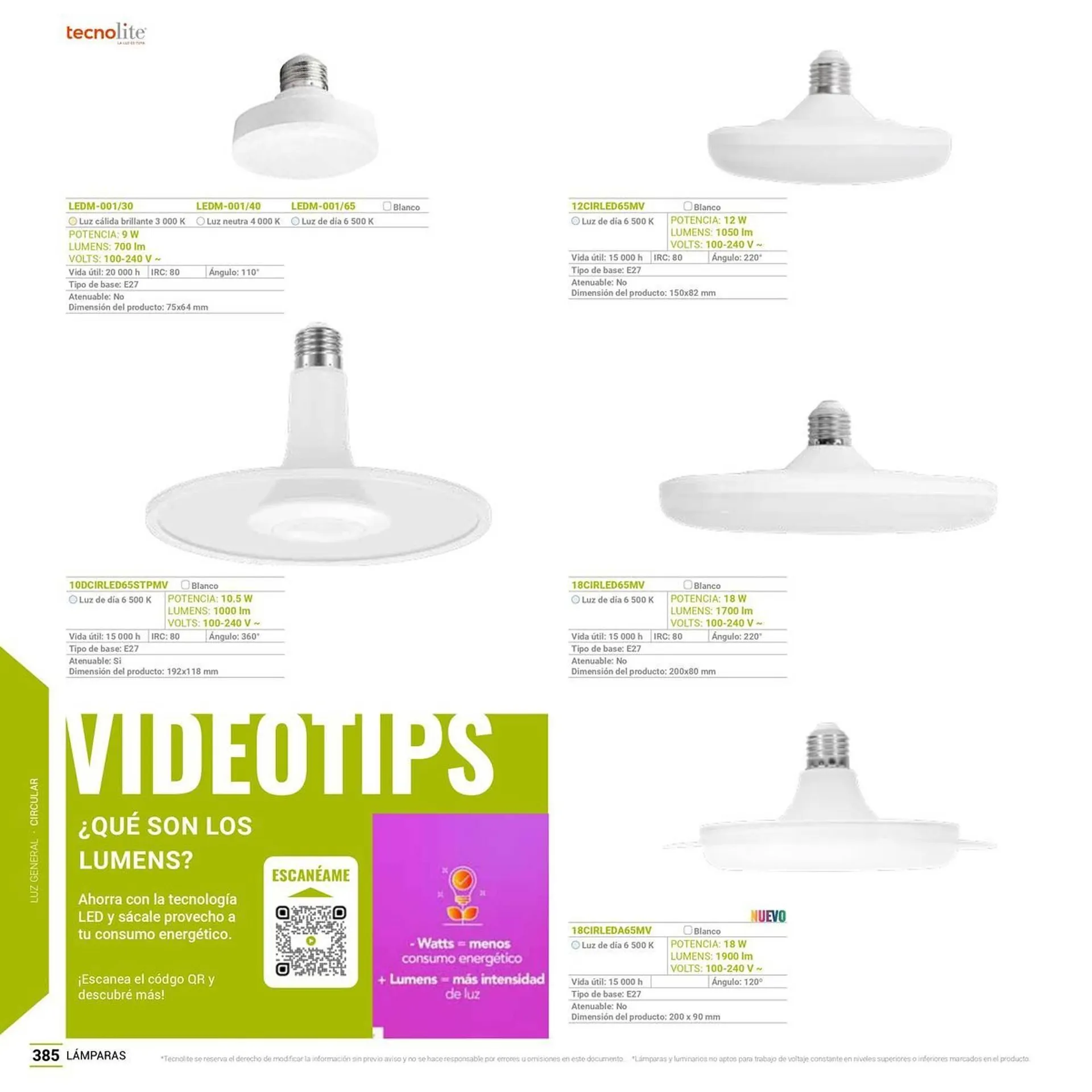 Catálogo de Catálogo Tecnolite 27 de junio al 31 de diciembre 2025 - Pagina 17