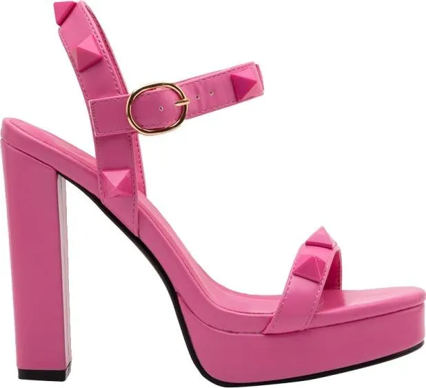 sandalia tacón plataforma estoperoles