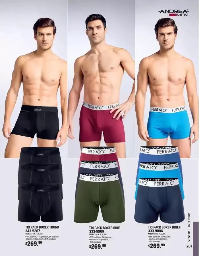 Catálogo de ANDREA - VESTIR CABALLERO 26 de agosto al 25 de enero 2025 - Pagina 114