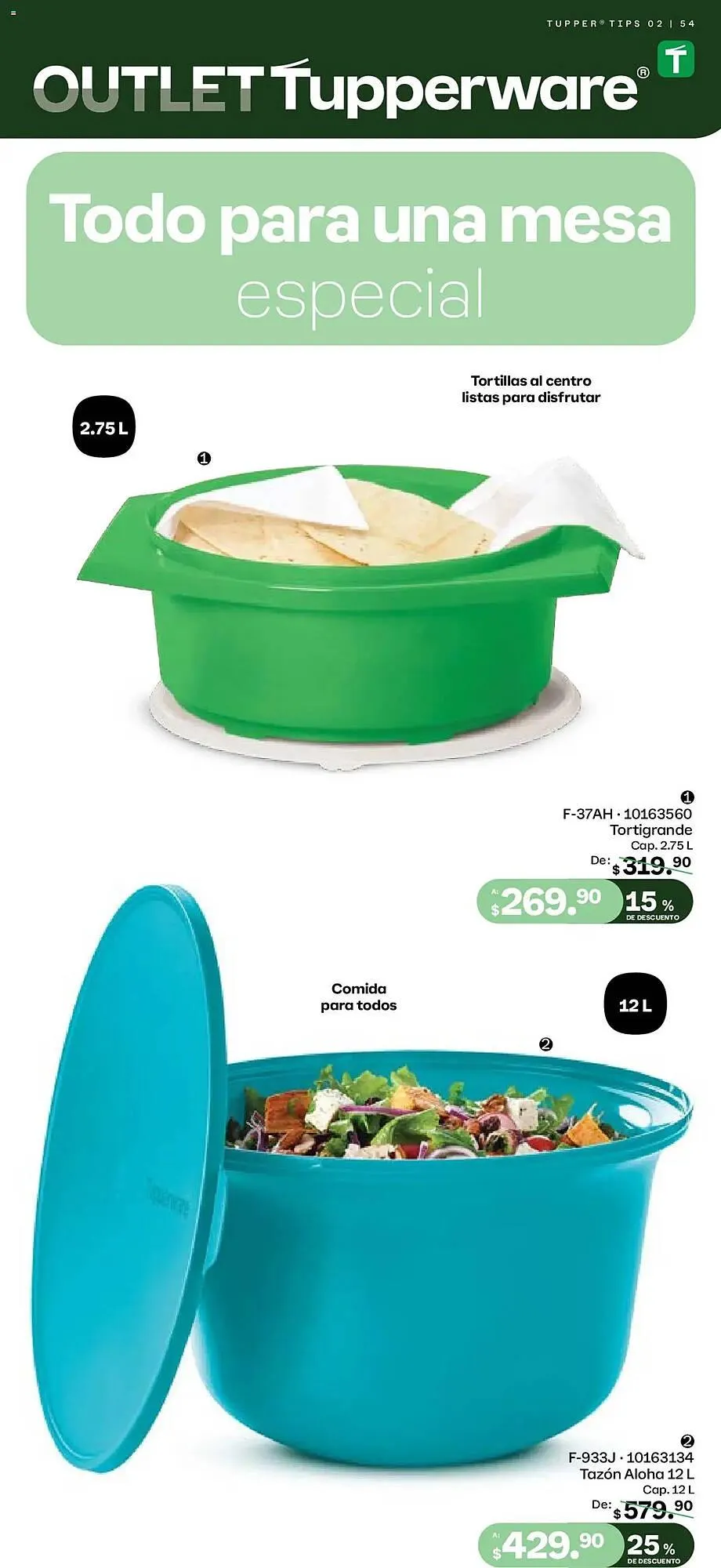 Catálogo de Catálogo Tupperware 27 de enero al 23 de febrero 2025 - Pagina 54
